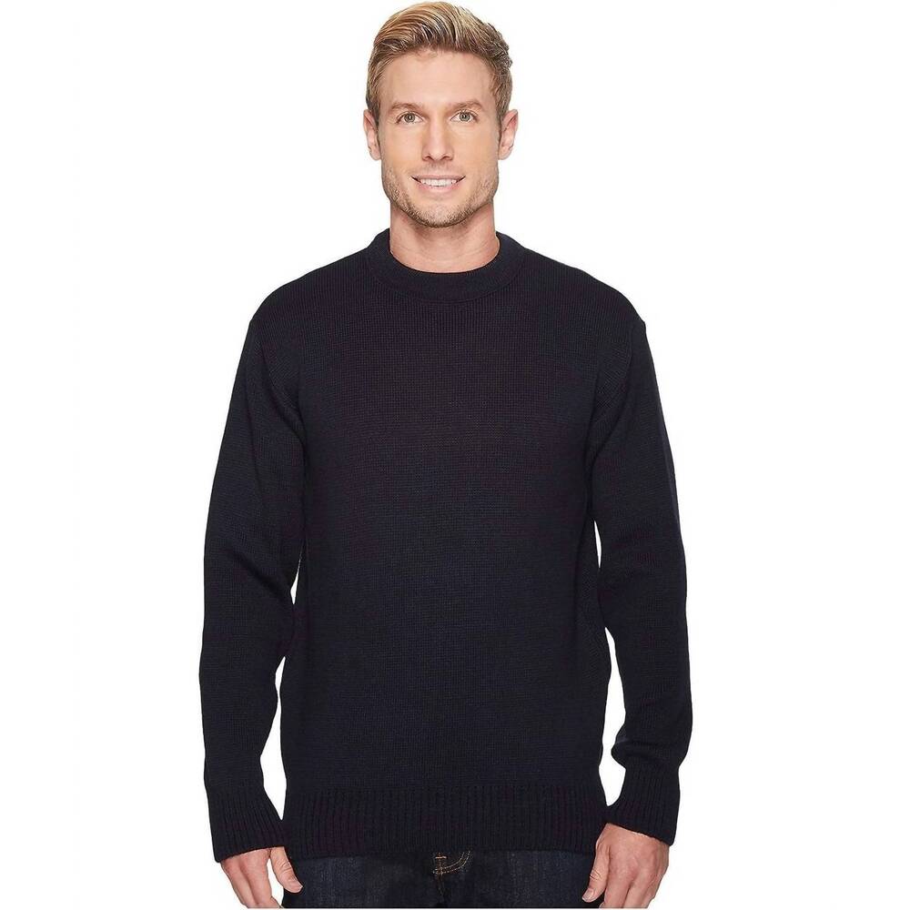 NEW FILSON guide crewneck sweater in dark navy